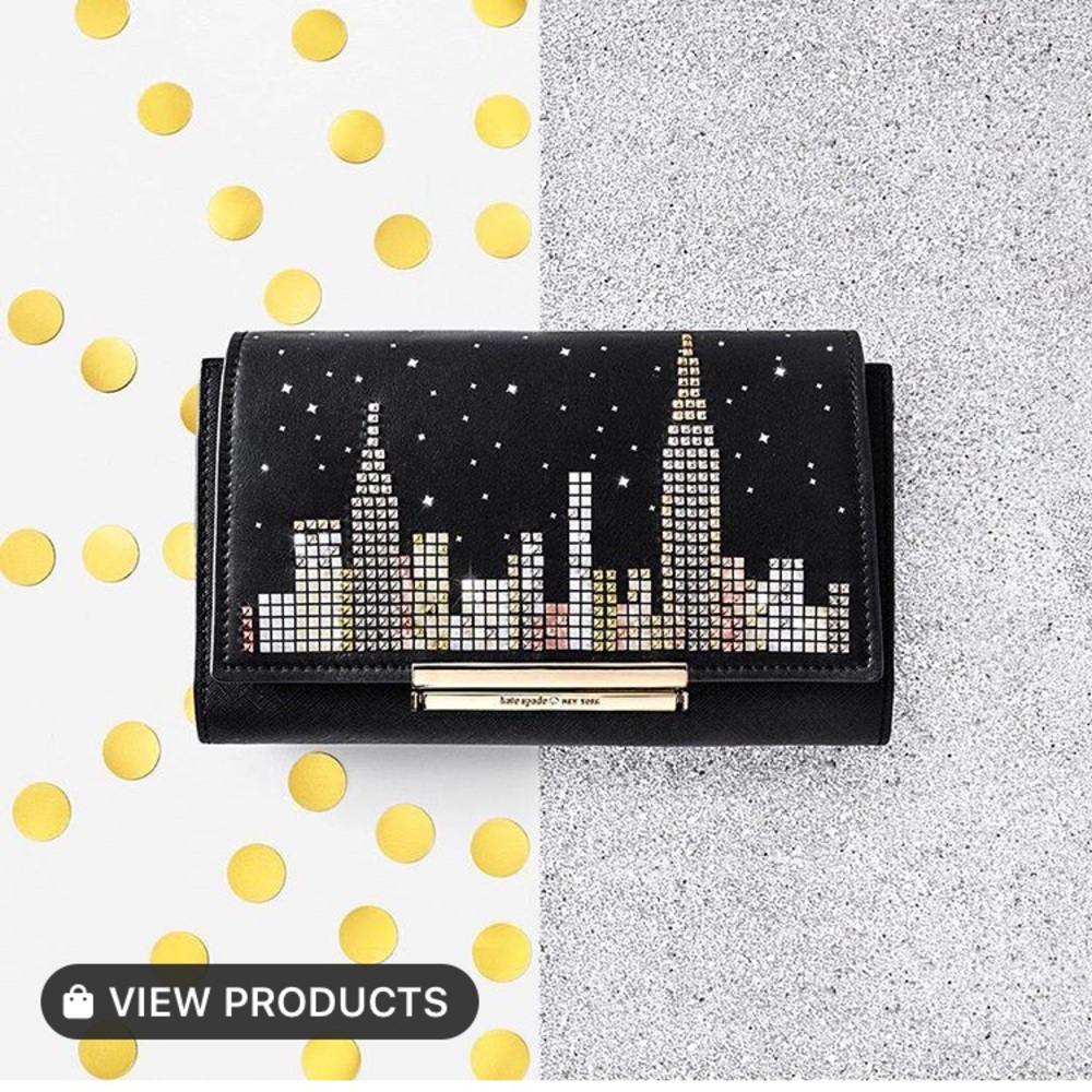 Bag Only Kate Spade Make It Mine Camila Heritage bag clutch crossbody (no flaps) - Picture 7 of 16